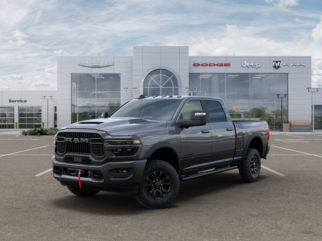 Ceramic Gray Clearcoat 2025 RAM 2500 Power Wagon Crew Cab 4WD Pickup Truck Four-Wheel Drive 8-Speed Automatic