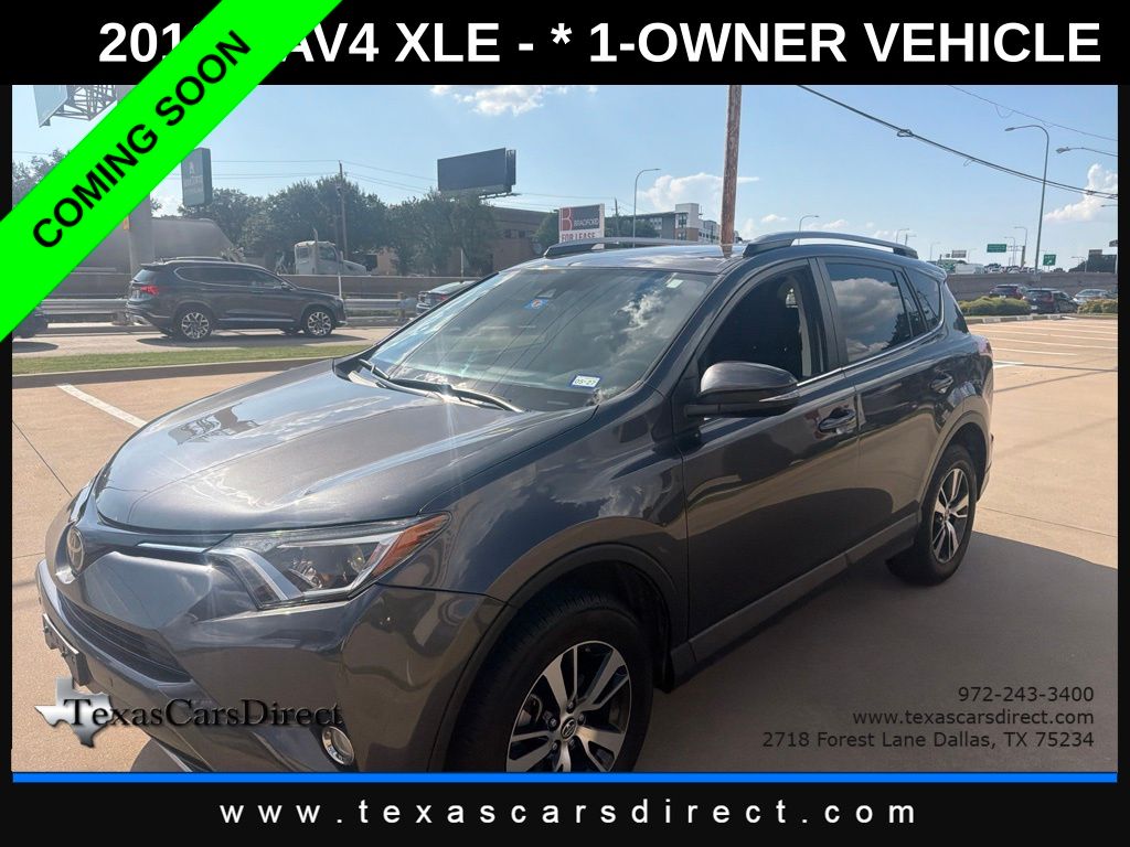 Magnetic Gray Metallic 2018 Toyota RAV4 SUV / Crossover Front-Wheel Drive 6-Speed Automatic