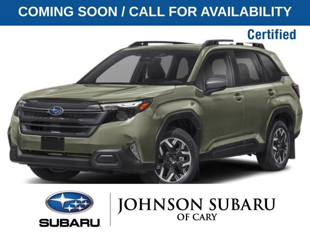 Autumn Green Metallic 2026 Subaru Forester Hybrid Premium AWD SUV / Crossover All-Wheel Drive Continuously Variable Transmission