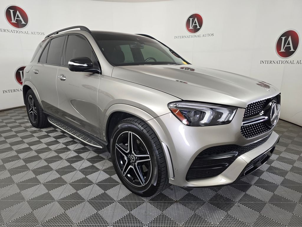 Brown (Beige) 2021 Mercedes-Benz GLE 350 4MATIC AWD SUV / Crossover All-Wheel Drive 9-Speed Automatic