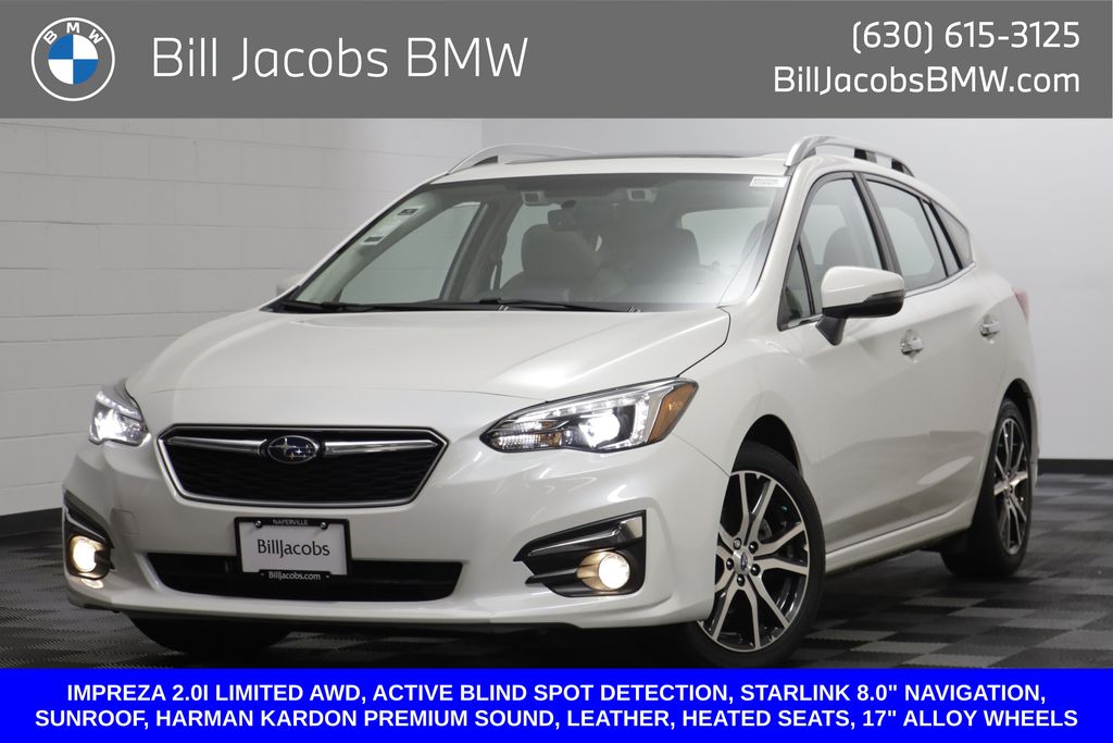 Crystal White Pearl 2019 Subaru Impreza Hatchback All-Wheel Drive Continuously Variable Transmission