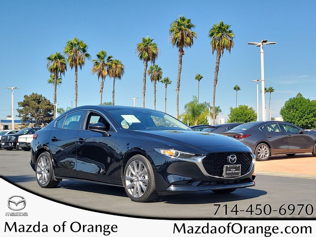 Jet Black Mica 2024 Mazda MAZDA3 Sedan Front-Wheel Drive 6-Speed Automatic