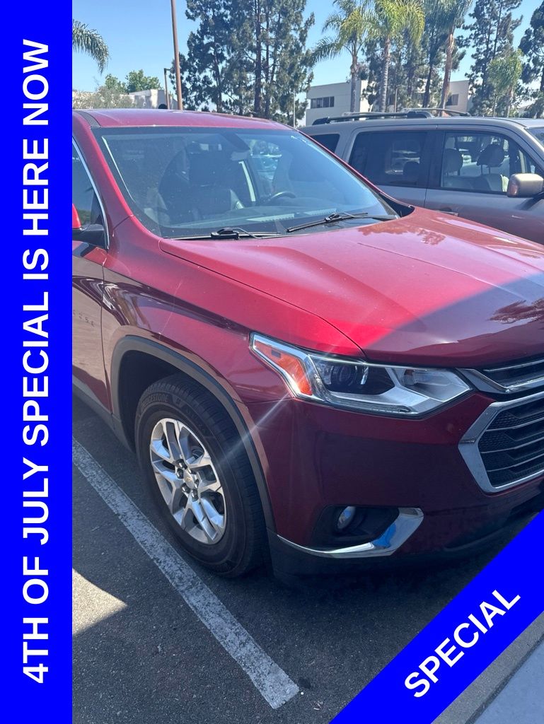 Cajun Red Tintcoat 2019 Chevrolet Traverse SUV / Crossover Front-Wheel Drive 9-Speed Automatic