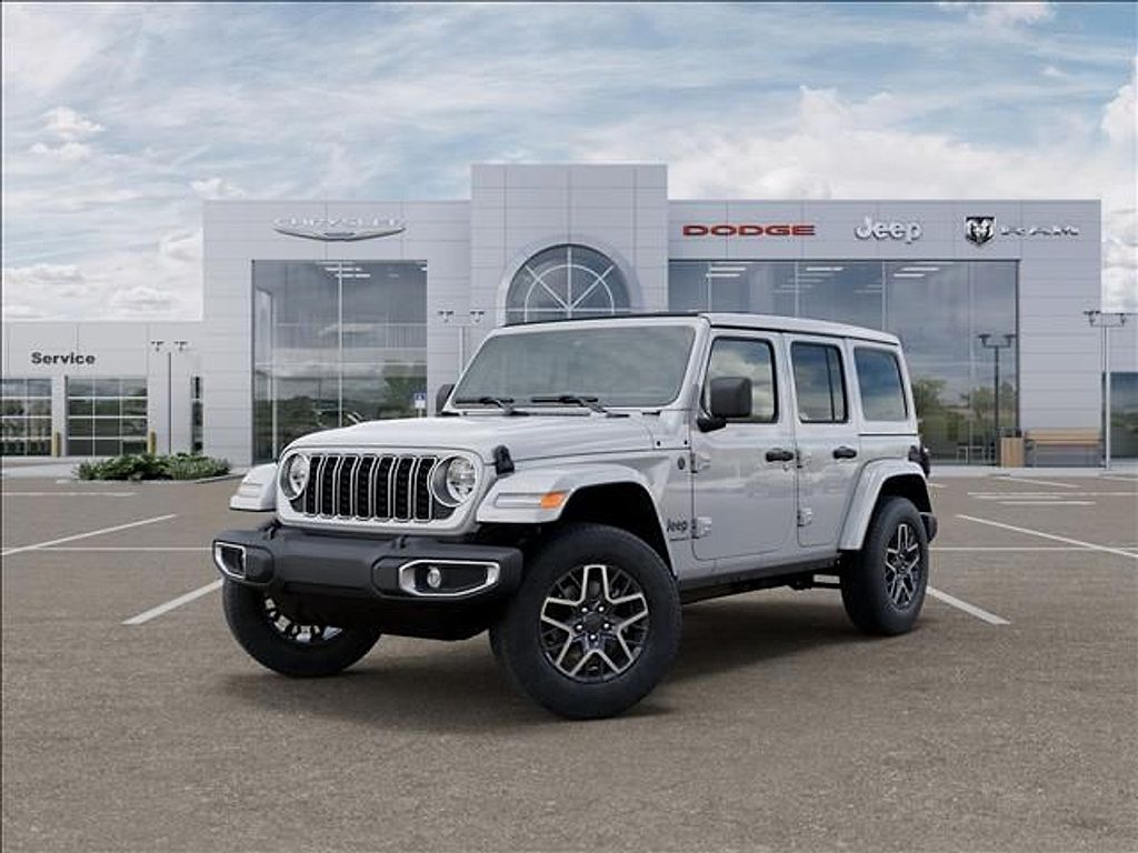 bright white clearcoat 2026 Jeep Wrangler Sahara 4-Door 4WD SUV / Crossover Four-Wheel Drive 8-Speed Automatic
