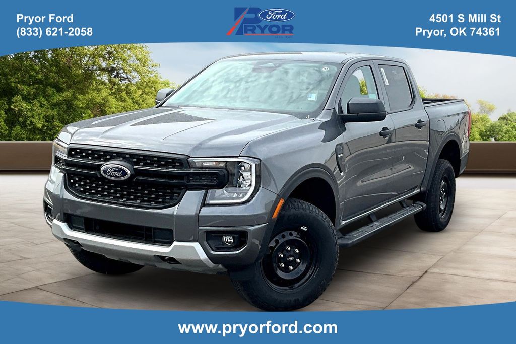 Carbonized Gray Metallic 2026 Ford Ranger XL SuperCrew 4WD Pickup Truck Four-Wheel Drive Automatic