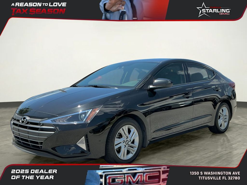 Phantom Black 2020 Hyundai Elantra SEL FWD Sedan Front-Wheel Drive Continuously Variable Transmission