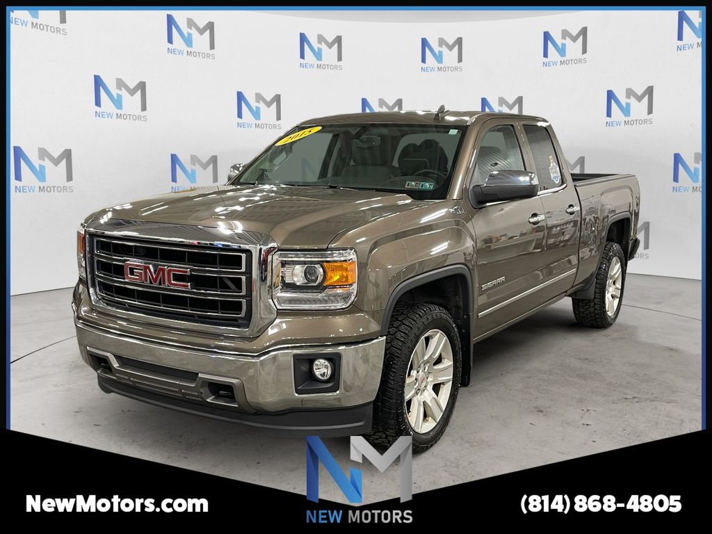 Bronze Alloy Metallic 2015 GMC Sierra 1500 Pickup Truck Four-Wheel Drive 6-Speed Automatic Overdrive