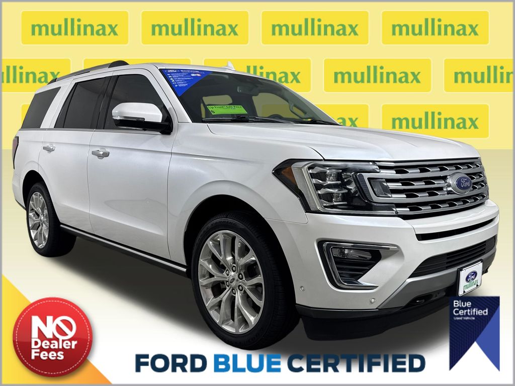 White Platinum Metallic Tri-Coat 2019 Ford Expedition SUV / Crossover Four-Wheel Drive Automatic