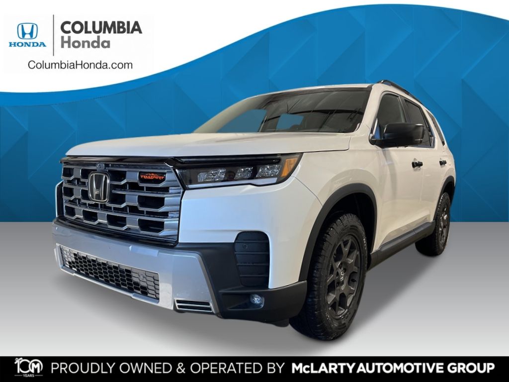 Platinum White 2026 Honda Pilot SUV / Crossover All-Wheel Drive Automatic