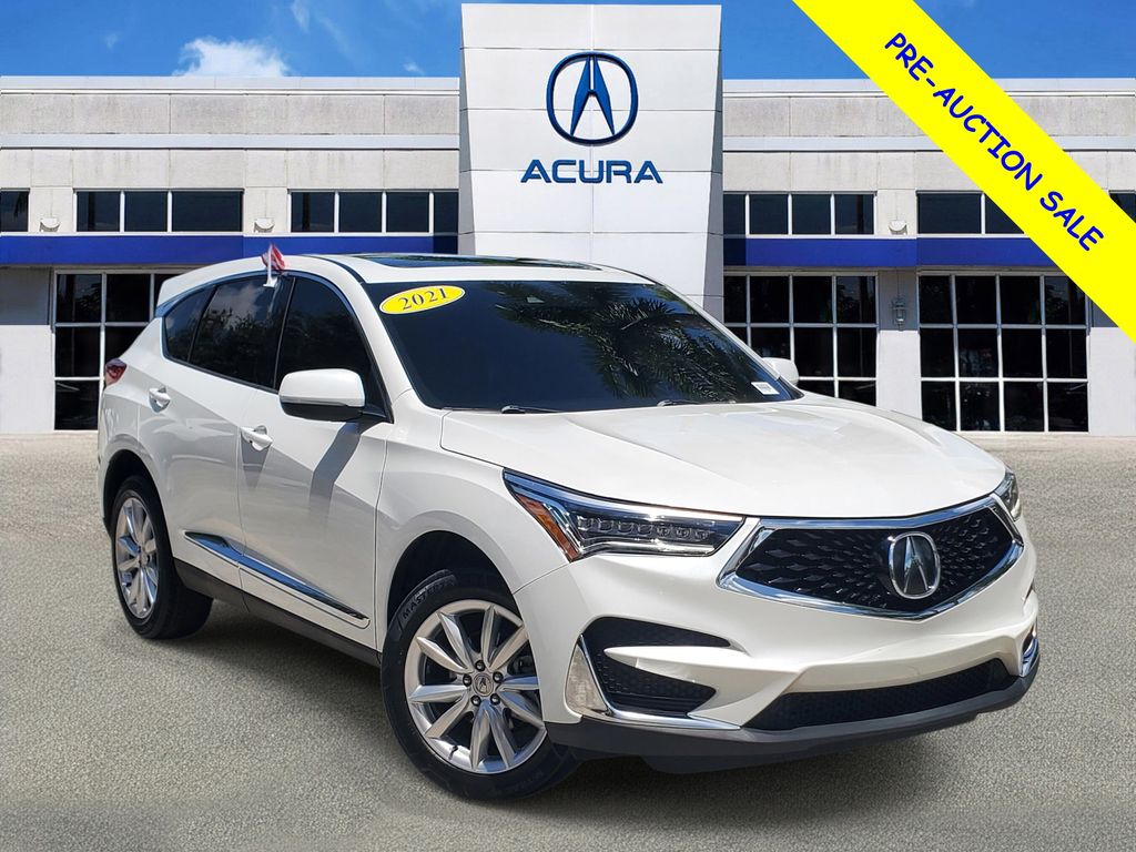 Platinum White Pearl 2021 Acura RDX SUV / Crossover Front-Wheel Drive Automatic