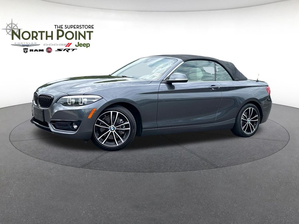 Gray (Mineral Grey Metallic) 2020 BMW 2 Series Convertible Rear-Wheel Drive 8-Speed Automatic
