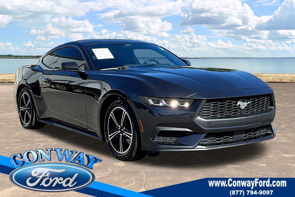 Gray Metallic 2024 Ford Mustang Coupe Rear-Wheel Drive Automatic