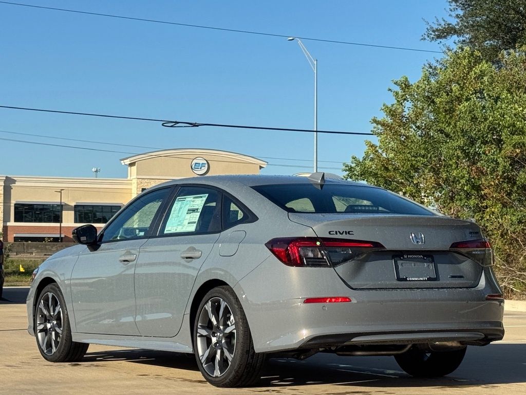 2026 Honda Civic Hybrid Sport Touring Gray at Community Honda