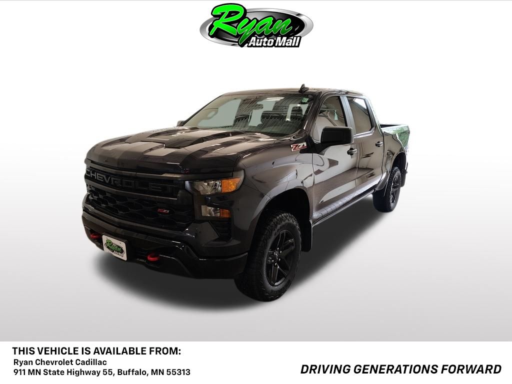 Dark Ash Metallic 2023 Chevrolet Silverado 1500 Pickup Truck Four-Wheel Drive 8-Speed Automatic