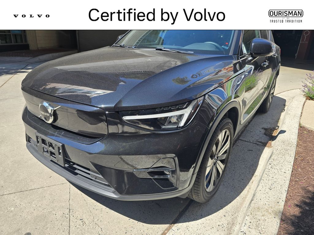 Onyx Black Metallic 2023 Volvo XC40 Recharge SUV / Crossover All-Wheel Drive 1-Speed Automatic