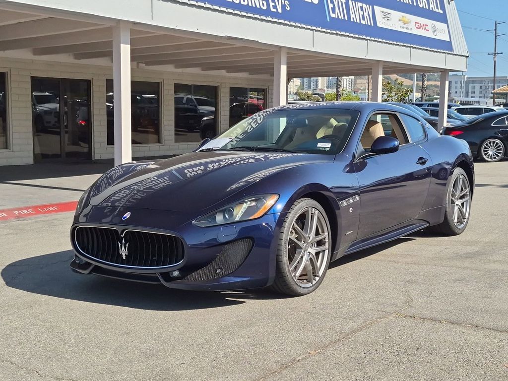Blue 2015 Maserati GranTurismo MC Coupe Rear-Wheel Drive 6-Speed Automatic Overdrive