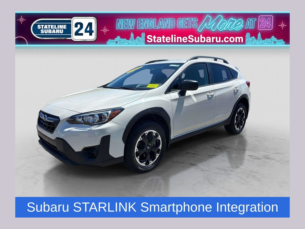 Crystal White Pearl 2021 Subaru Crosstrek SUV / Crossover All-Wheel Drive Continuously Variable Transmission
