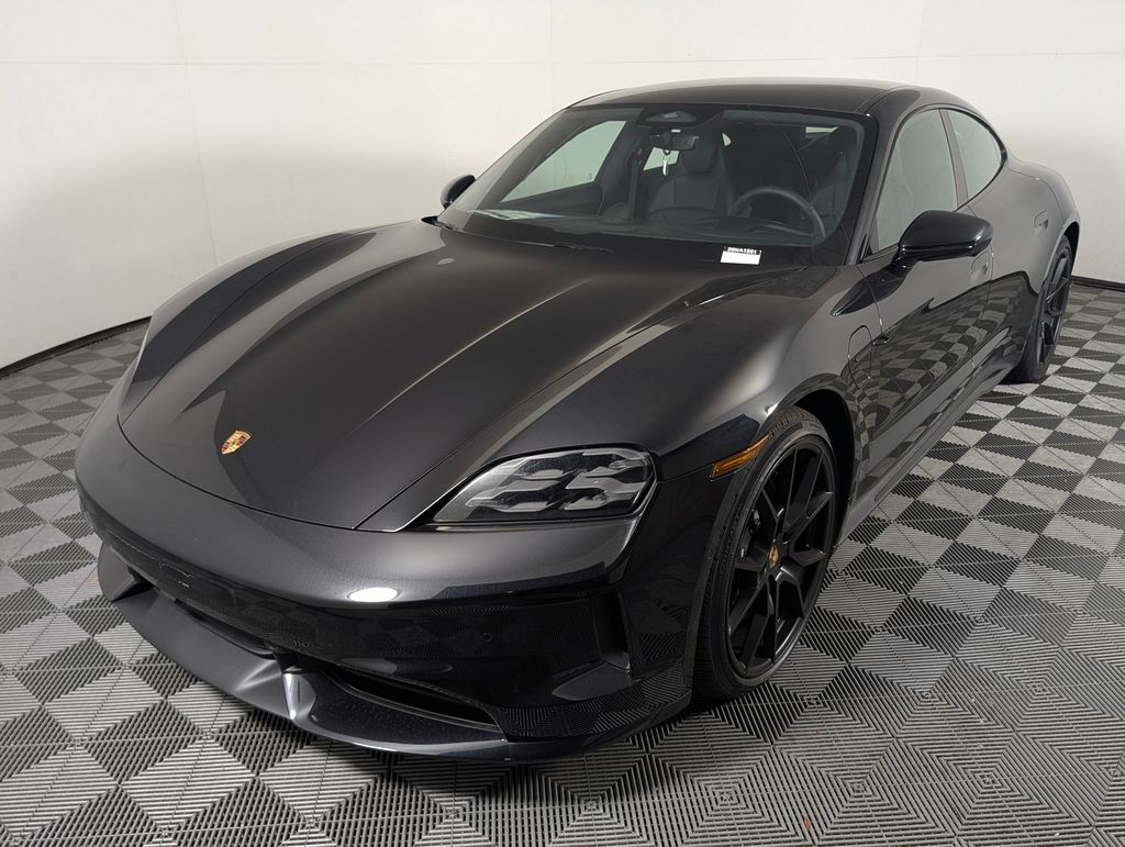 Jet Black 2026 Porsche Taycan 4 Sedan AWD Sedan All-Wheel Drive 2-Speed Automatic