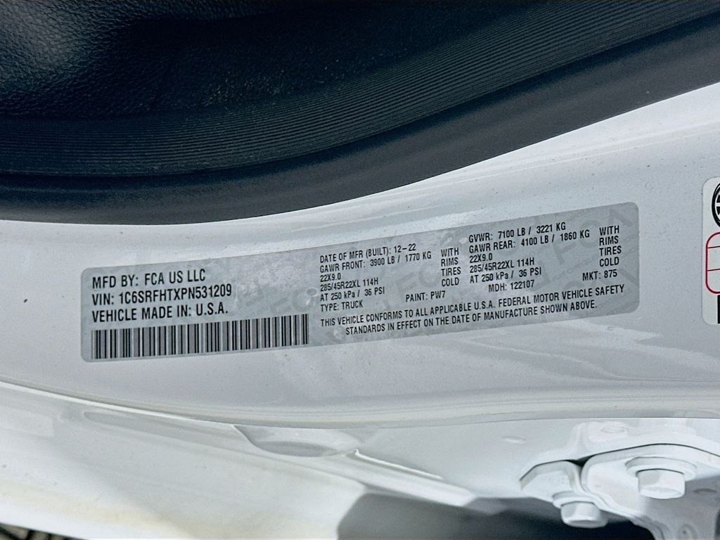 Used 2023 White Ram Limited image 36