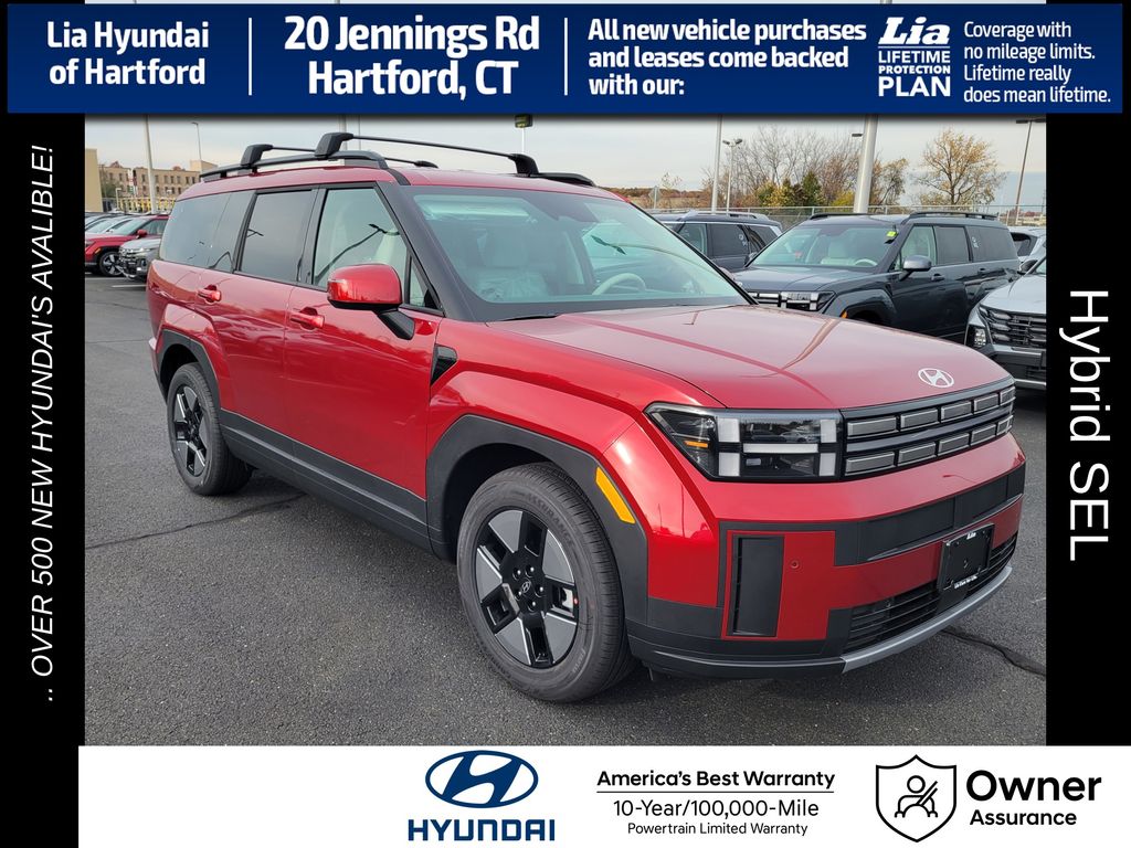Ultimate Red 2026 Hyundai Santa Fe Hybrid SEL AWD SUV / Crossover All-Wheel Drive 6-Speed Automatic