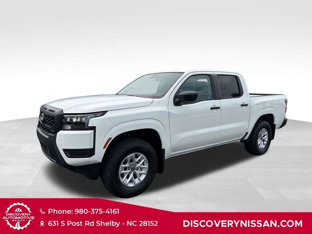 Glacier White 2026 Nissan Frontier Pickup Truck Four-Wheel Drive 9-Speed Automatic Overdrive