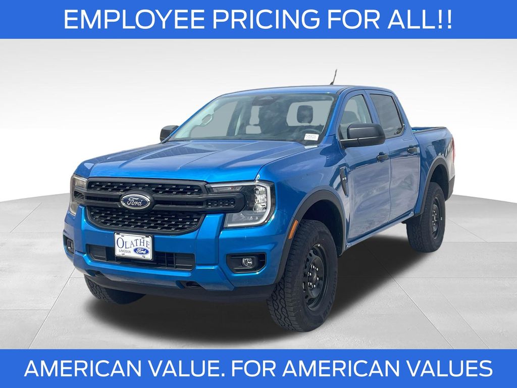 Velocity Blue Metallic 2026 Ford Ranger Pickup Truck Four-Wheel Drive Automatic