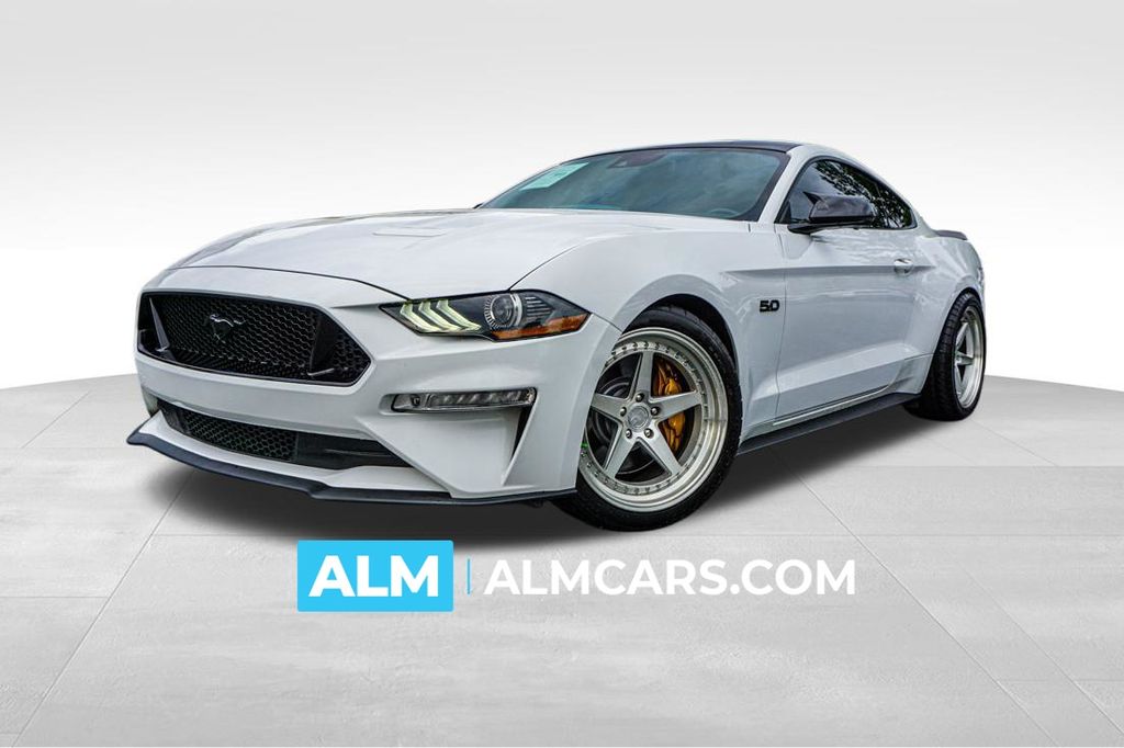 Oxford White 2022 Ford Mustang GT Premium Fastback RWD Coupe Rear-Wheel Drive Automatic