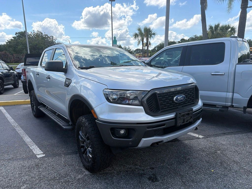 Ingot Silver Metallic 2019 Ford Ranger Pickup Truck Four-Wheel Drive Automatic