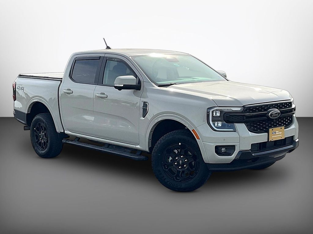 Desert Sand 2025 Ford Ranger Lariat SuperCrew 4WD Pickup Truck Four-Wheel Drive Automatic