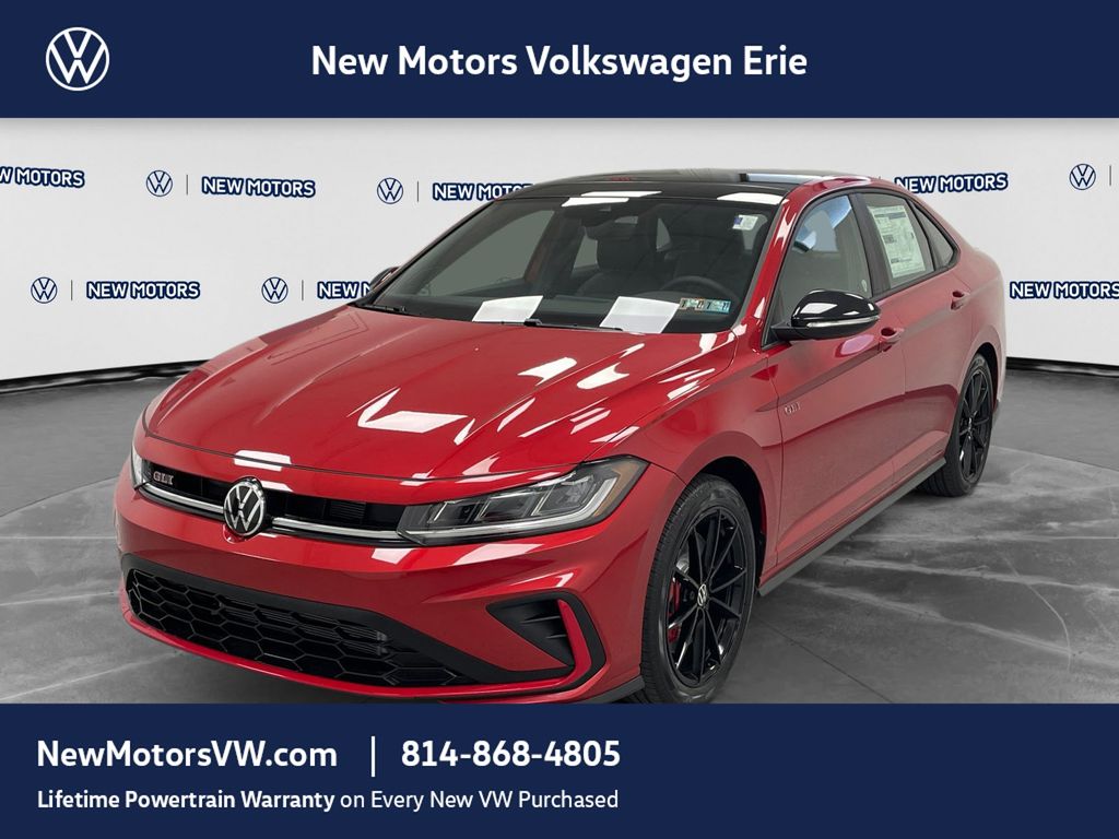Kings Red Metallic w/Deep Black Roof 2026 Volkswagen Jetta GLI Sedan Front-Wheel Drive 7-Speed Dual Clutch