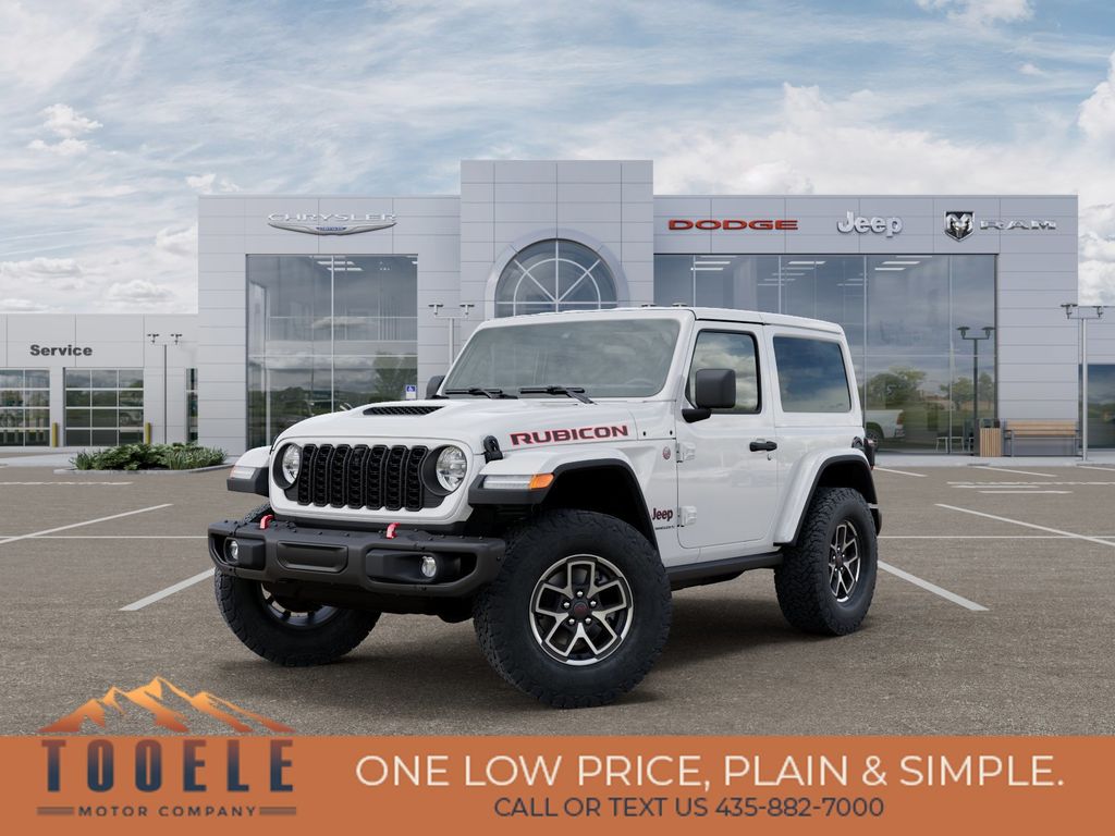 Bright White Clearcoat 2026 Jeep Wrangler SUV / Crossover Four-Wheel Drive 6-Speed Manual
