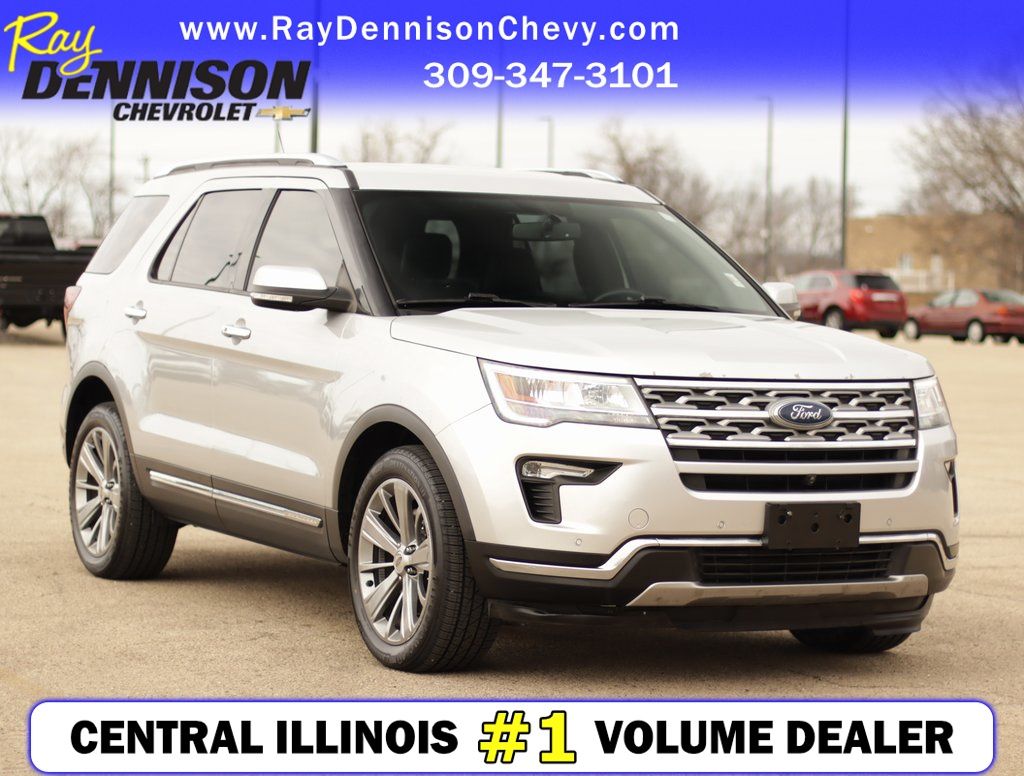 Ingot Silver 2018 Ford Explorer Limited AWD SUV / Crossover All-Wheel Drive 6-Speed Automatic