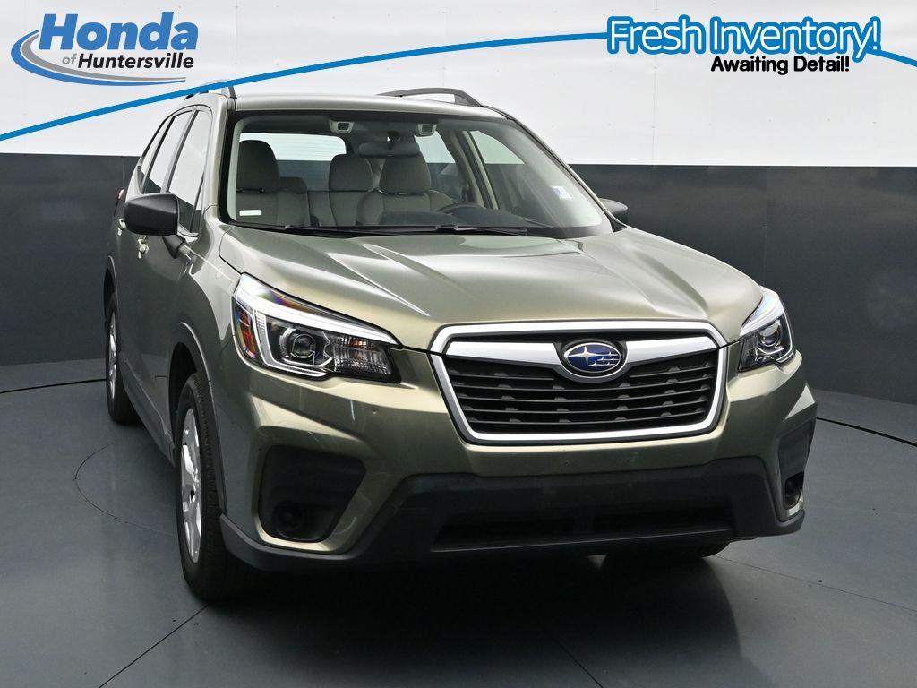 Jasper Green Metallic 2019 Subaru Forester SUV / Crossover All-Wheel Drive Continuously Variable Transmission
