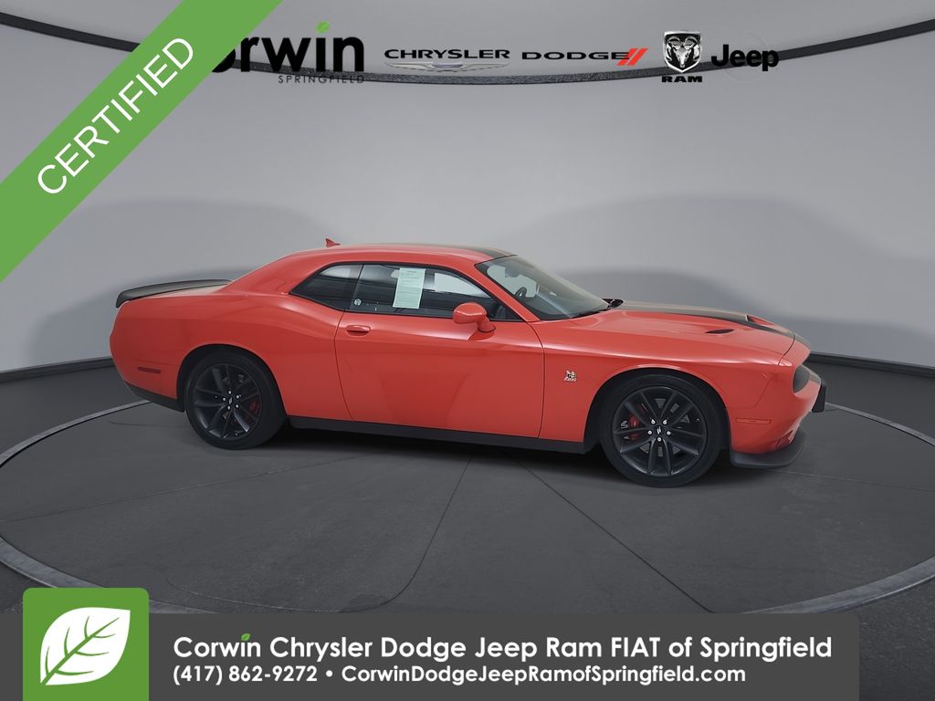 Go Mango 2019 Dodge Challenger R/T Scat Pack RWD Coupe Rear-Wheel Drive 8-Speed Automatic