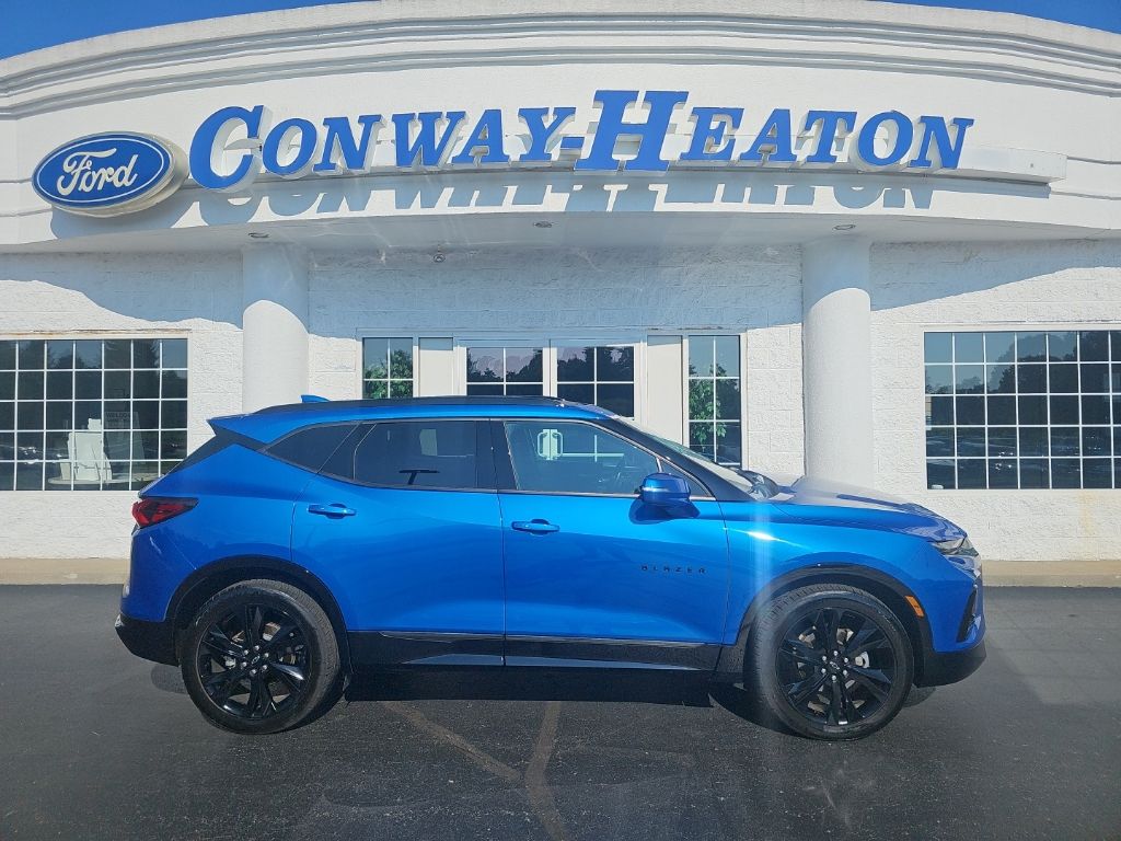 Bright Blue Metallic 2020 Chevrolet Blazer SUV / Crossover All-Wheel Drive 9-Speed Automatic