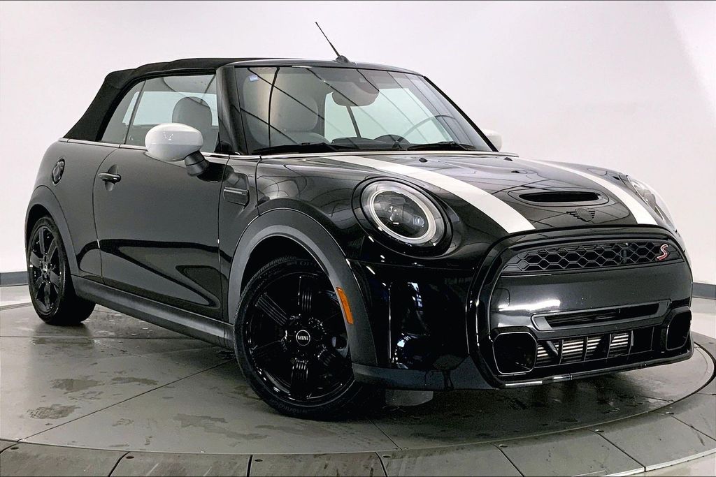 Midnight Black II 2023 MINI Cooper Convertible Front-Wheel Drive 7-Speed Automatic