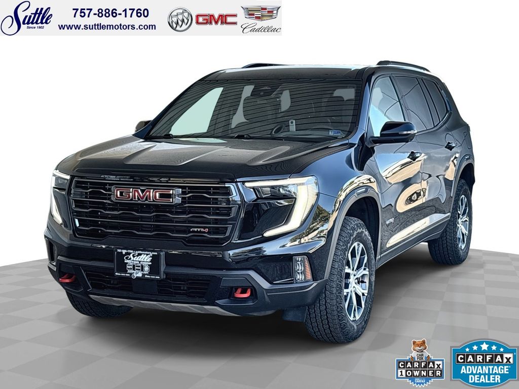 Black (Ebony Twilight Metallic) 2025 GMC Acadia SUV / Crossover Four-Wheel Drive 8-Speed Automatic