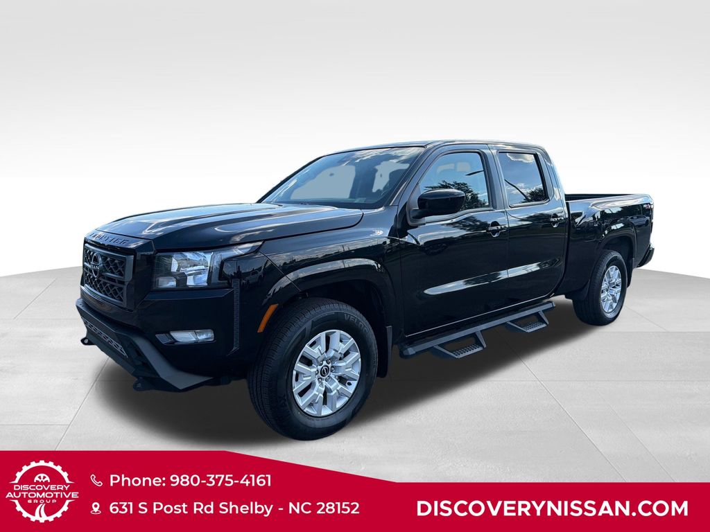 Super Black 2023 Nissan Frontier Pickup Truck Four-Wheel Drive 9-Speed Automatic