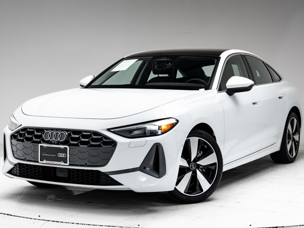 Glacier White 2025 Audi A5 quattro Premium Sedan Sedan All-Wheel Drive 7-Speed Automatic
