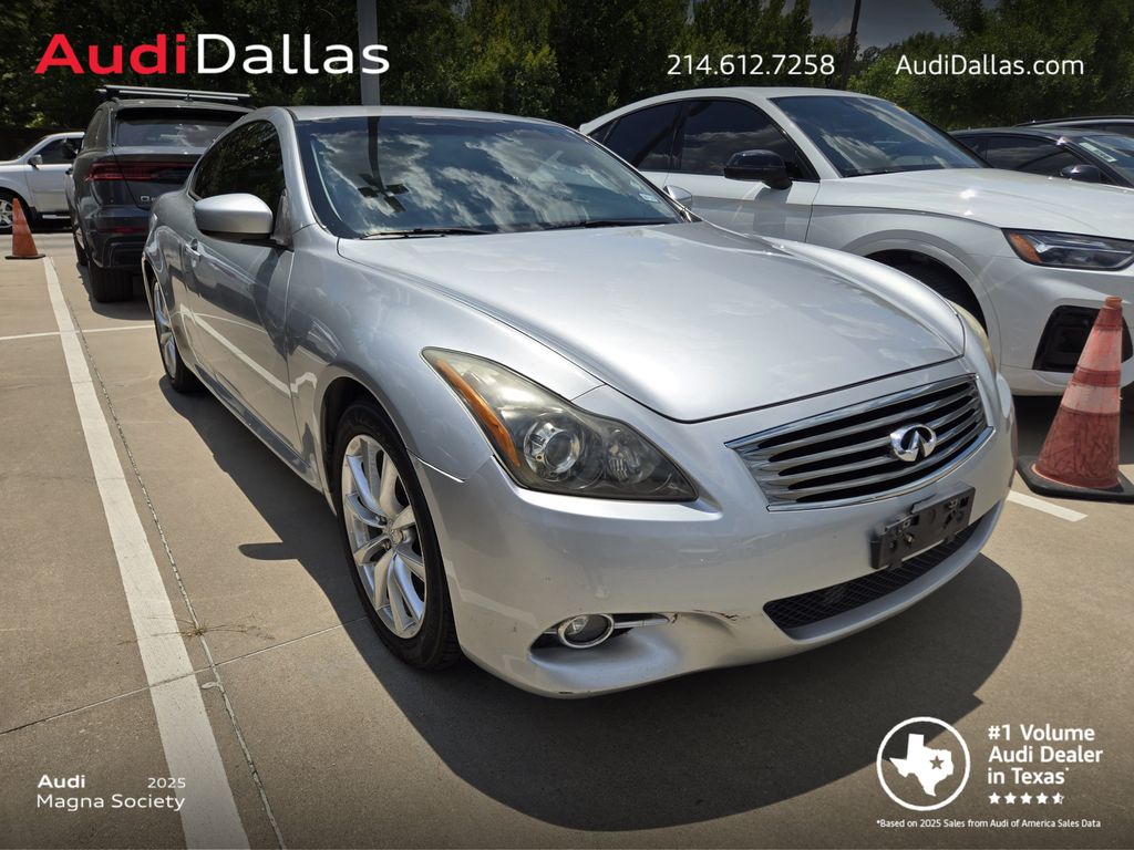 Gray (Liquid Platinum) 2011 INFINITI G37 Coupe Rear-Wheel Drive 7-Speed Automatic
