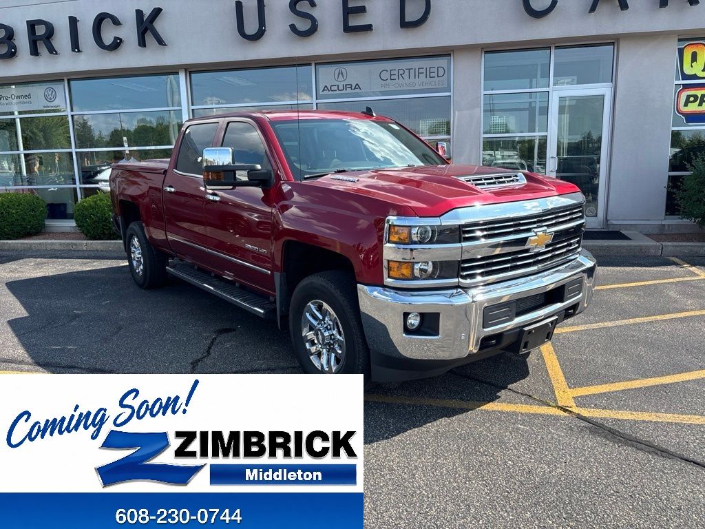 Cajun Red Tintcoat 2018 Chevrolet Silverado 2500HD Pickup Truck Four-Wheel Drive 6-Speed Automatic