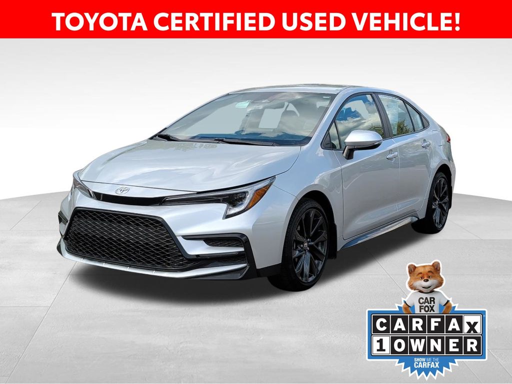 Classic Silver Metallic 2025 Toyota Corolla Sedan Front-Wheel Drive Continuously Variable Transmission