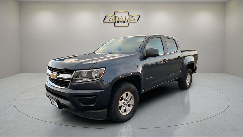 Shadow Gray Metallic 2020 Chevrolet Colorado Work Truck Crew Cab 4WD Pickup Truck Four-Wheel Drive 8-Speed Automatic