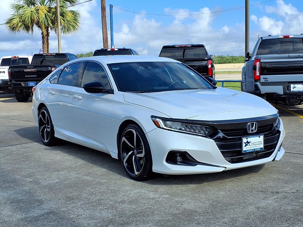 2021 Honda Accord Sport White at Legacy Ford