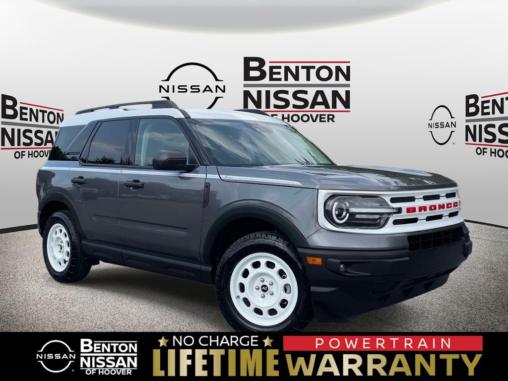 Gray Metallic 2023 Ford Bronco Sport SUV / Crossover All-Wheel Drive 8-Speed Automatic