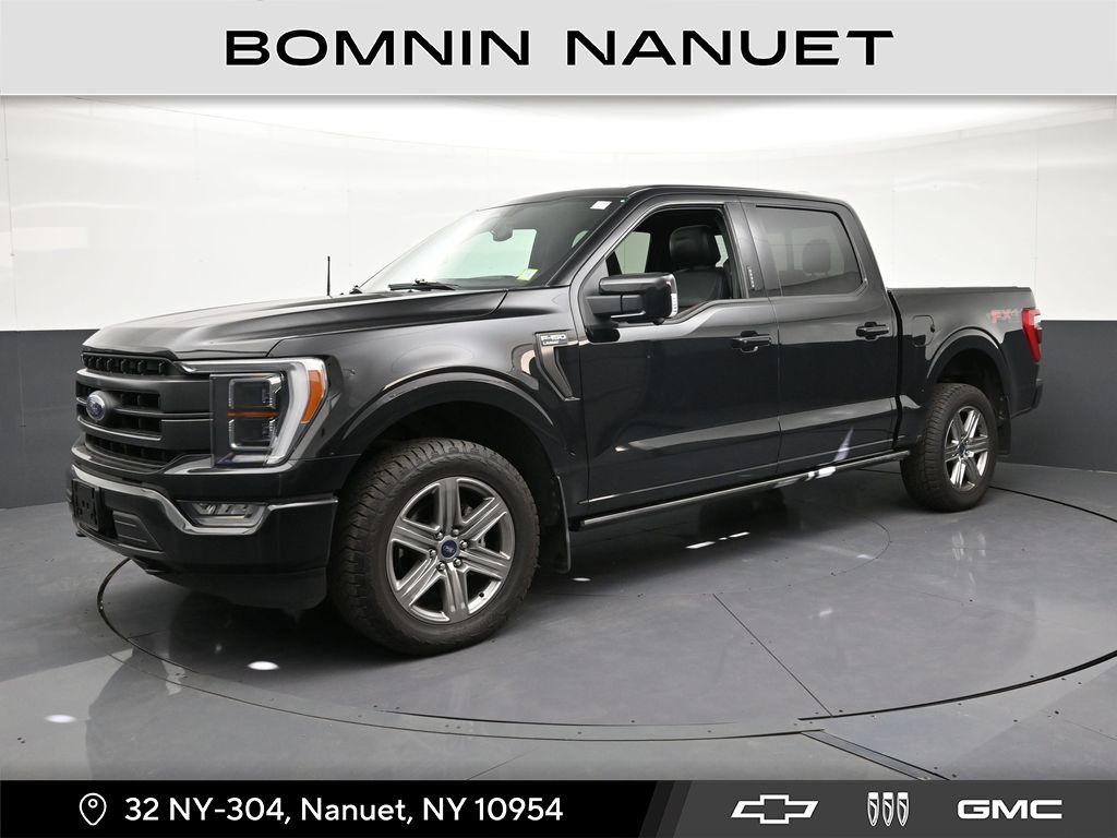 Black 2021 Ford F-150 Pickup Truck Four-Wheel Drive Automatic
