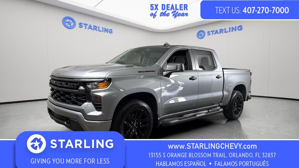 2025 Chevrolet Silverado 1500 Custom Crew Cab RWD