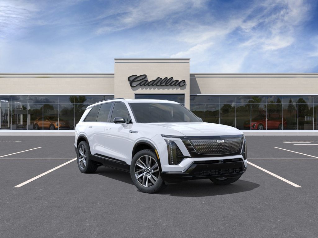 Vibrant White Tricoat 2027 Cadillac VISTIQ SUV / Crossover All-Wheel Drive 1-Speed Automatic