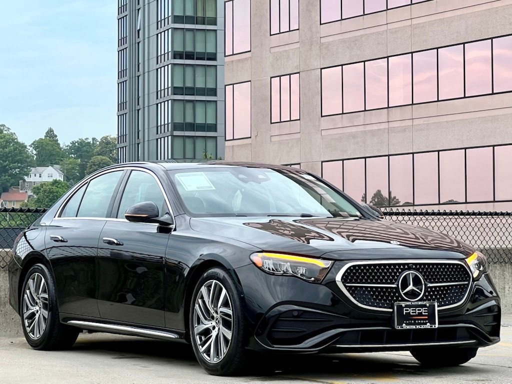 Black 2026 Mercedes-Benz E-Class Sedan All-Wheel Drive 9-Speed Automatic