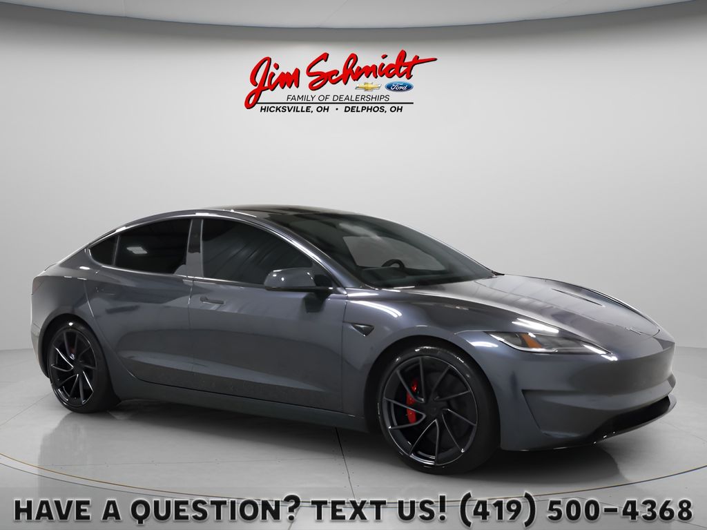 Stealth Gray 2024 Tesla Model 3 Performance AWD Sedan All-Wheel Drive 1-Speed Automatic